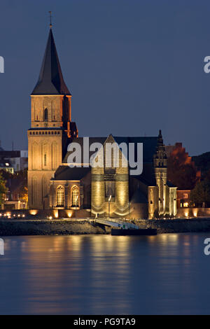 In una chiesa di Emmerich, Germania. Vista sul fiume Reno. Foto Stock