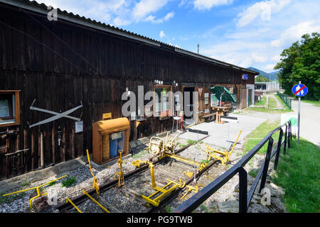 Puchberg am Schneeberg: Eisenbahnmuseum (Museo Ferroviario), Wiener Alpen, Alpi Niederösterreich, Austria Inferiore, Austria Foto Stock