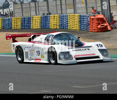 Christian Perrier, Marzo 85G, gruppo C Racing Le Mans Classic 2018, luglio 2018, Le Mans, in Francia, il circuito da corsa, Classic, Classic Cars, Classic Racing Foto Stock