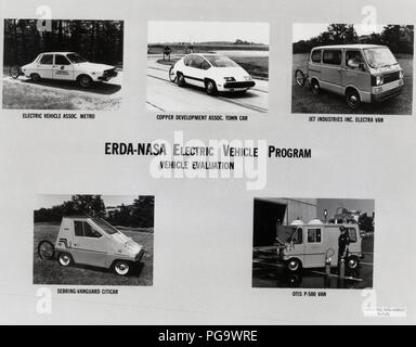 1976 ENERGIA RICERCA E SVILUPPO ERDA di amministrazione / NASA ELETTRICO AUTO PROGRAM Foto Stock