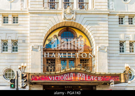 Una tipica vista in Victoria di Londra Foto Stock