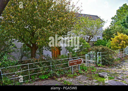 Questa è la vecchia scuola casa in Colwinston - Un grazioso piccolo villaggio nei pressi di Cowbridge nel Vale of Glamorgan S.Galles. Foto Stock