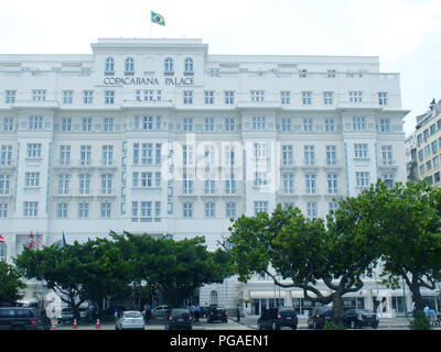 Hotel Copacabana Palace, Atlântica Avenue, Copacabana, Rio de Janeiro, Brasile Foto Stock