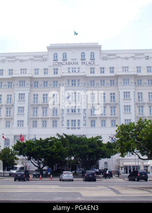 Hotel Copacabana Palace, Atlântica Avenue, Copacabana, Rio de Janeiro, Brasile Foto Stock