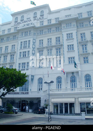 Hotel Copacabana Palace, Atlântica Avenue, Copacabana, Rio de Janeiro, Brasile Foto Stock