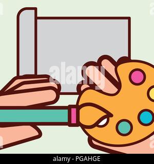 Graphic design concept Illustrazione Vettoriale