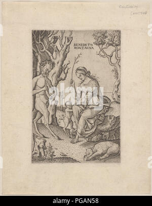 Vintage pannello mitologico artwork Foto Stock