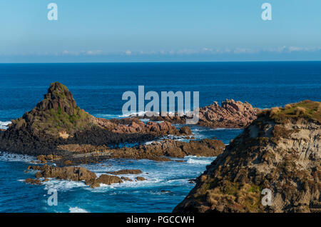 Phillip Island Victoria Australia a storm baia accanto alla piramide rock Foto Stock