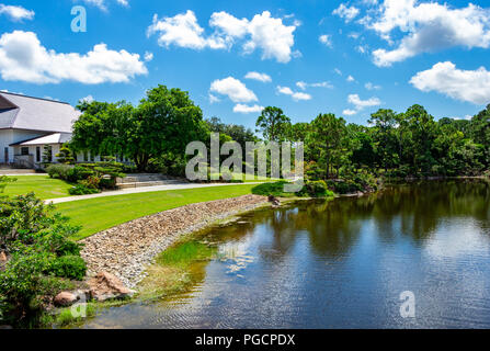 Il Morikami giardini giapponesi - Delray Beach, Florida, Stati Uniti d'America Foto Stock