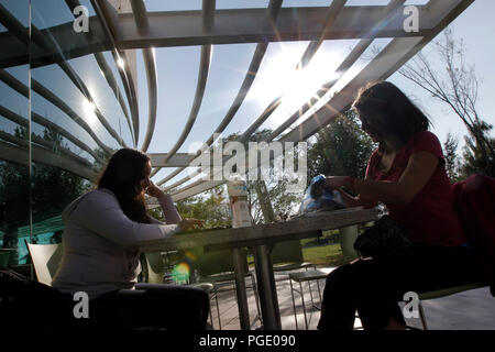 La vita universitaria a Tecnologico de Monterrey, Puebla campus. La vita Esudiantil. TEC, Tec MTY, mty, Università di spazi, Tenologica de Monterrey Universit Foto Stock