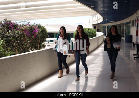 La vita universitaria a Tecnologico de Monterrey, Morelia campus, Michoacan Esudiantil vita. TEC, Tec MTY, mty, Università di spazi, Tenologica de Monterrey Foto Stock