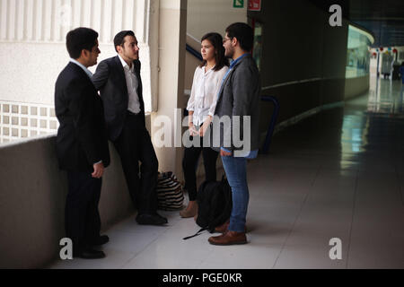 La vita universitaria a Tecnologico de Monterrey, Morelia campus, Michoacan Esudiantil vita. TEC, Tec MTY, mty, Università di spazi, Tenologica de Monterrey Foto Stock