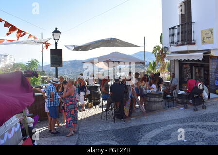 Spagna, Andalusia, Frigliana, Agosto 3 Culture, festival Foto Stock