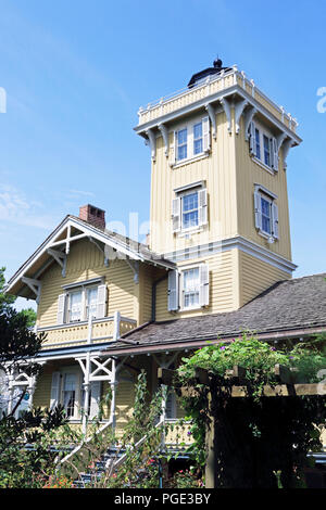 Hereford Lighthouse, North Wildwood, New Jersey, STATI UNITI D'AMERICA Foto Stock