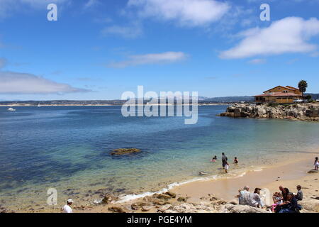 McAbee Beach, Monterey, California, Stati Uniti d'America Foto Stock