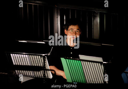 Backstage impressioni dell'opera Peter Grimes all'Opera Fiamminga di Gand (Belgio, 10/07/2010) Foto Stock