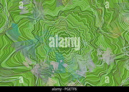 Geometrica astratta sfondo miscelati con forme disordinato design. Foto Stock