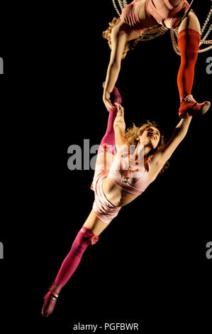 Première europea del 'Corteo' mostrano dal Canadian entertainment company Cirque Du Soleil in Bruxelles (Belgio, 02/01/2011) Foto Stock