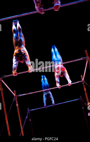 Première europea del 'Corteo' mostrano dal Canadian entertainment company Cirque Du Soleil in Bruxelles (Belgio, 02/01/2011) Foto Stock