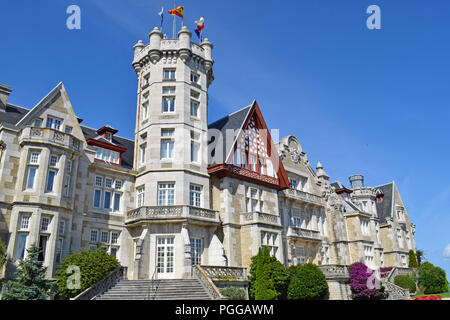 Palacio de la Magdalena Santander Spagna Foto Stock