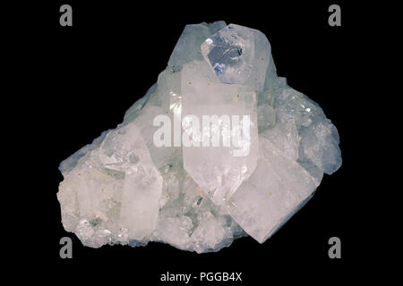 Apophyllite Crystal, cristalli il consigliere spirituale Foto Stock