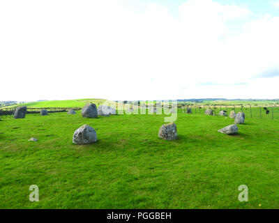 Torhouse (Torhousekie cerchio di pietra vicino Wigtown, Scozia Foto Stock