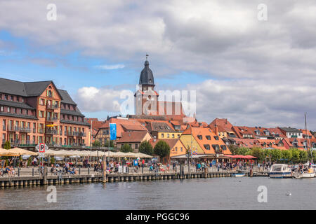 Waren an der Müritz, Meclenburgo-Pomerania Occidentale, Germania, Europa Foto Stock