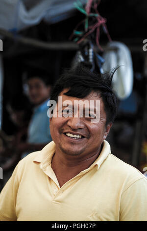 Ritratto dell'uomo in Guatemala, America Centrale Foto Stock