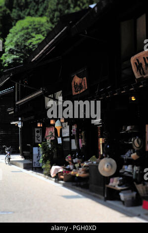 Street View al Narai-juku, Shiojiri City, Nagano, Giappone Foto Stock