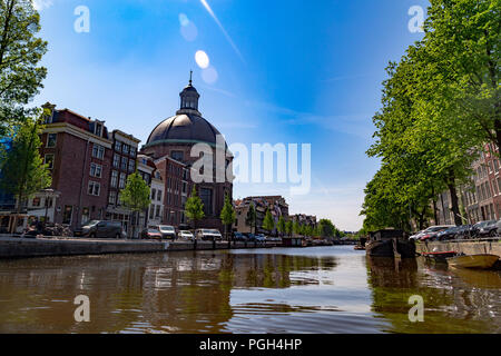 Koepelkerk auditorium di Amsterdam, Paesi Bassi Foto Stock