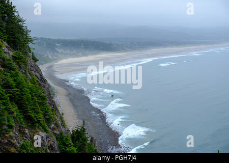 Oregon Coast a nord di Garibaldi, STATI UNITI D'AMERICA Foto Stock