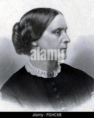 Susan B. Anthony (1820 - 1906) American riformista sociale e attivista per i diritti delle donne Foto Stock