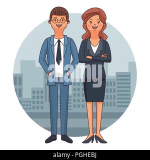 Executive business giovane Illustrazione Vettoriale