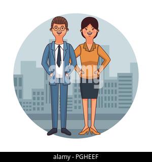 Executive business giovane Illustrazione Vettoriale