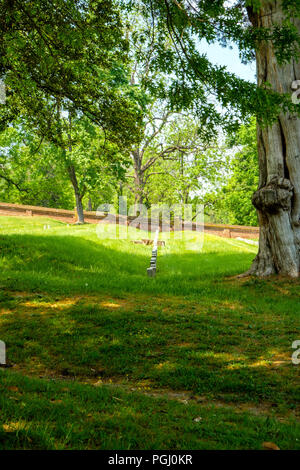 Fredericksburg Cimitero Nazionale, Fredericksburg & Spotsylvania National Military Park, Lafayette Boulevard, di Fredericksburg, Virginia Foto Stock