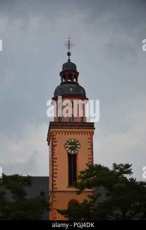 La chiesa di Santa Caterina è la più grande chiesa protestante di Francoforte sul meno Foto Stock