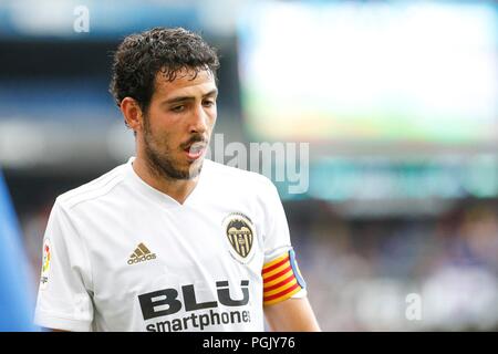 Spagna - 26 agosto: Valencia CF centrocampista Daniel Parejo (10) durante il match tra RCD Espanyol v Valencia per il round 2 della Liga Santander, suonato a Cornella-El Prat Stadium il 26 agosto 2018 a Barcellona, Spagna. (Credit: Urbanandsport / Cordon Premere) Credito: CORDON PREMERE/Alamy Live News Foto Stock