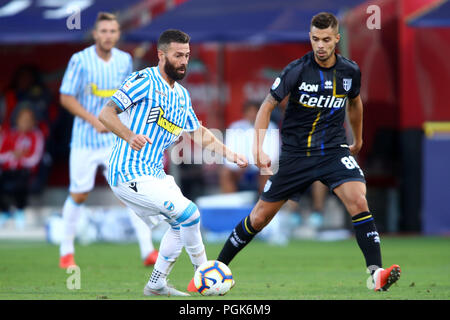 Bologna, Italia. Il 26 agosto 2018. Foto Filippo Rubin Agosto 26, 2018 a Bologna (Italia) Sport Soccer Spal vs Parma - Italian Football Championship League A 2018/2019 - "Renato Dall'Ara' Stadium nel pic: MIRCO ANTENUCCI (SPAL) Credito: Filippo Rubin/Alamy Live News Foto Stock