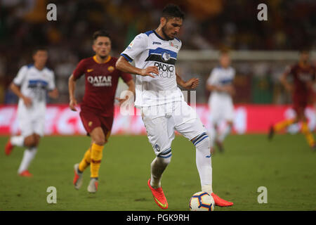 Roma, Italia. Il 27 agosto 2018. SERIE A: PALOMINO in azione durante il campionato italiano di una partita tra A.S. ROMA V ATALANTA allo Stadio Olimpico di Roma. Credito: marco iacobucci/Alamy Live News Foto Stock