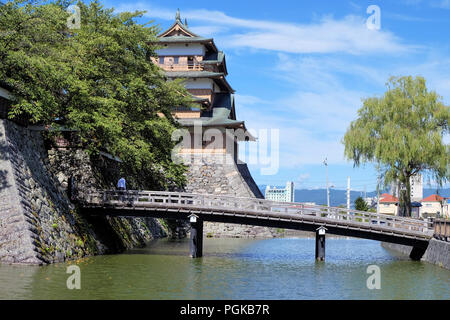 Takashima castello di Suwa City, Nagano, Giappone Foto Stock