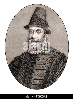 James Douglas, 4° Conte di Morton, c. 1516-1581, reggente di Scozia Foto Stock