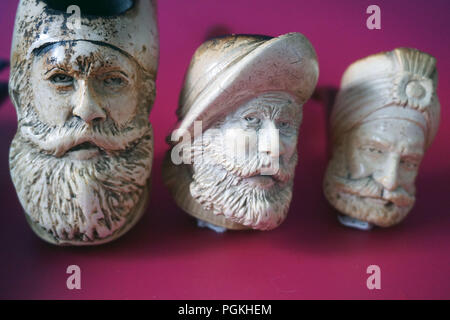 Antiquariato Meerschaum figurale tubo per fumatori Foto Stock