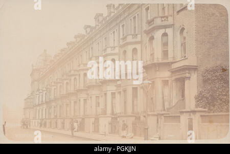 Vintage Fotografia di Westgate terrazza, Kensington, Londra, Inghilterra Foto Stock