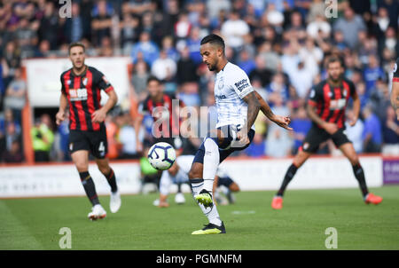 Theo Walcott di Everton durante il match di Premier League tra AFC Bournemouth e Everton presso la vitalità Stadium , Bournemouth , 25 agosto 2018 solo uso editoriale. No merchandising. Per le immagini di calcio FA e Premier League restrizioni si applicano inc. no internet/utilizzo mobile senza licenza FAPL - per i dettagli contatti Football Dataco Foto Stock