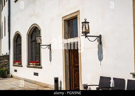 Hotel Růže in Český Krumlov, Repubblica Ceca Foto Stock