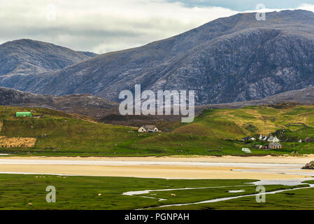 Molla di brughiera viste nell'isola di Lewis, Scozia Foto Stock