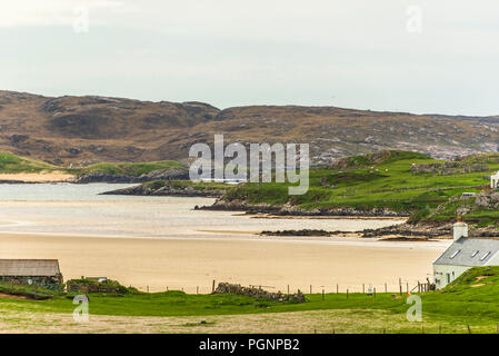 Molla di brughiera viste nell'isola di Lewis, Scozia Foto Stock