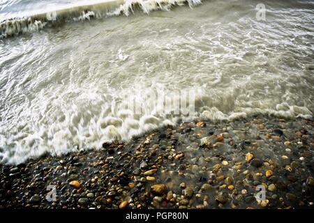 Debole alba alla stagione invernale in sud america Foto Stock