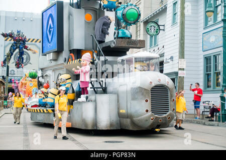 Universal Studios Super Star parade - Orlando, Florida USA Foto Stock