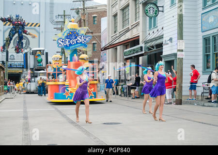 Universal Studios Super Star parade - Orlando, Florida USA Foto Stock